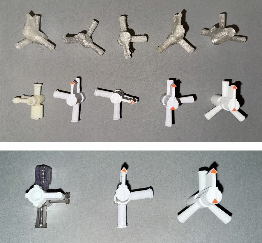 Physical prototyping iterations